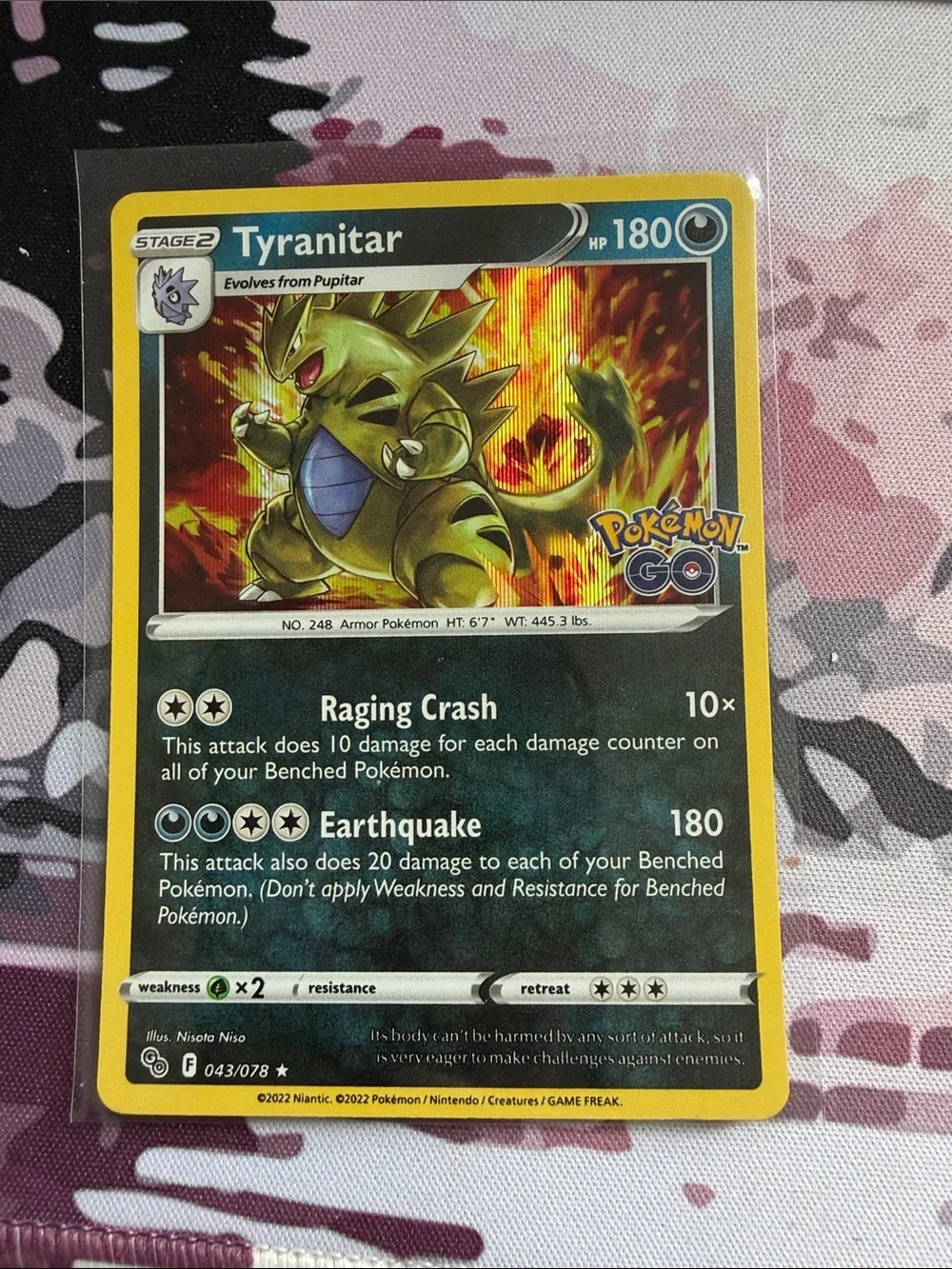Larvitar Pupitar & Tyranitar Pokémon Evolution Holo Card Lot 🦖| 5 Cards ✨5/$25✨
